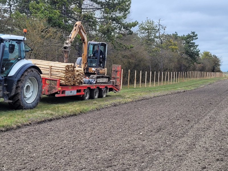 réalisation d'une cloture