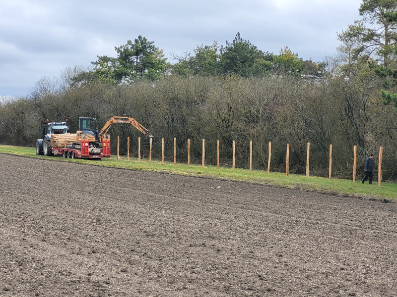 réalisation d'une cloture
