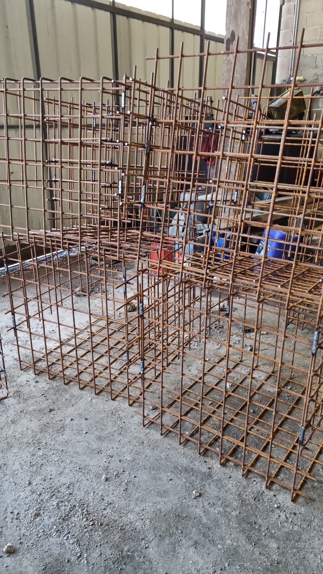 réalisation d'un hangar