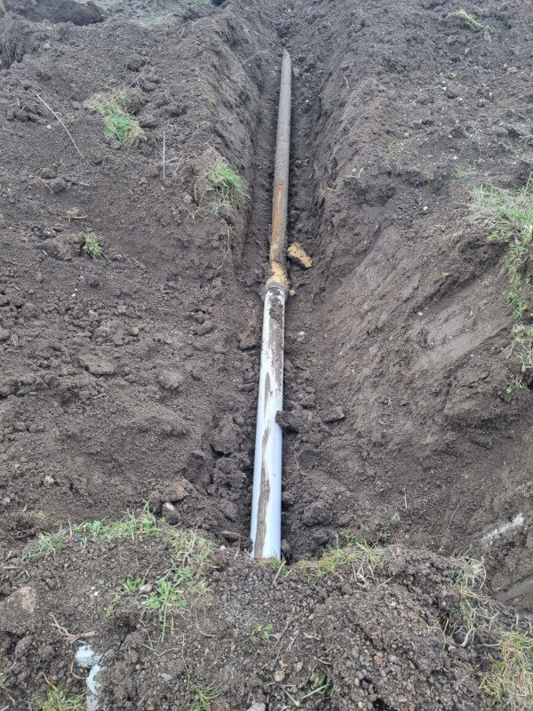 réalisation d'unee irrigation enterrée