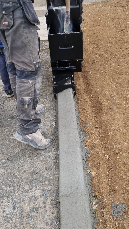 Bordure en béton